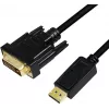 Video Cable Adapter LogiLink CV0131 2m DisplayPort DVI Black