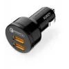 CC-T8 ultra-fast car charger 2xUSB 3.0 6A 36W + micro USB cable 1m