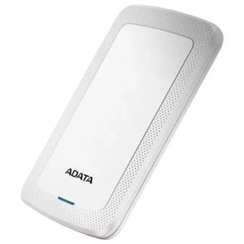 ADATA HV300 - Hard Drive - 2 TB - external (Portable) - USB 3.1 - 256-Bit-AES - White