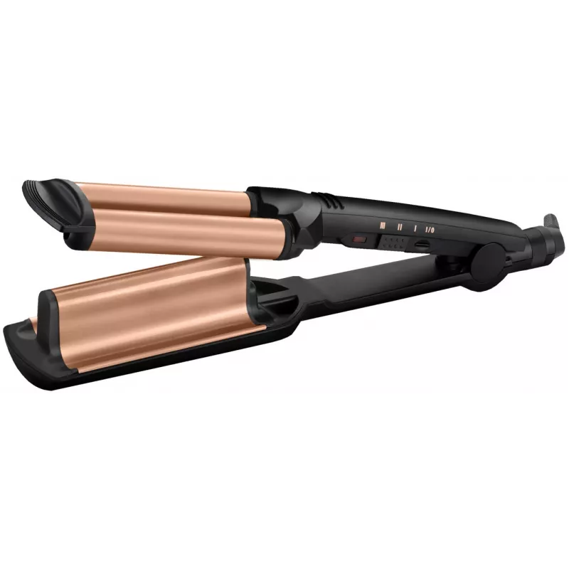 BaByliss Deep Waves Curling iron Warm Black, Orange 98.4 (2.5 m)