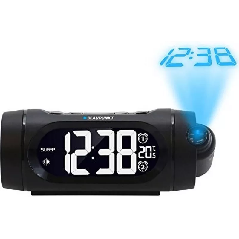Clock Radio Blaupunkt CRP9BK, FM PLL, Projector, USB Chargin, Temperature Inside (CRP9BK)