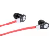 MAGICSOUND DS-2 - STEREO EARPHONES WITH MICROPHONE, BLACK-RED