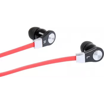 MAGICSOUND DS-2 - STEREO EARPHONES WITH MICROPHONE, BLACK-RED