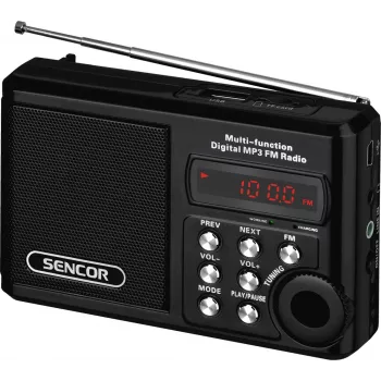 Portable radio SRD 215 B MP3, USB, SD