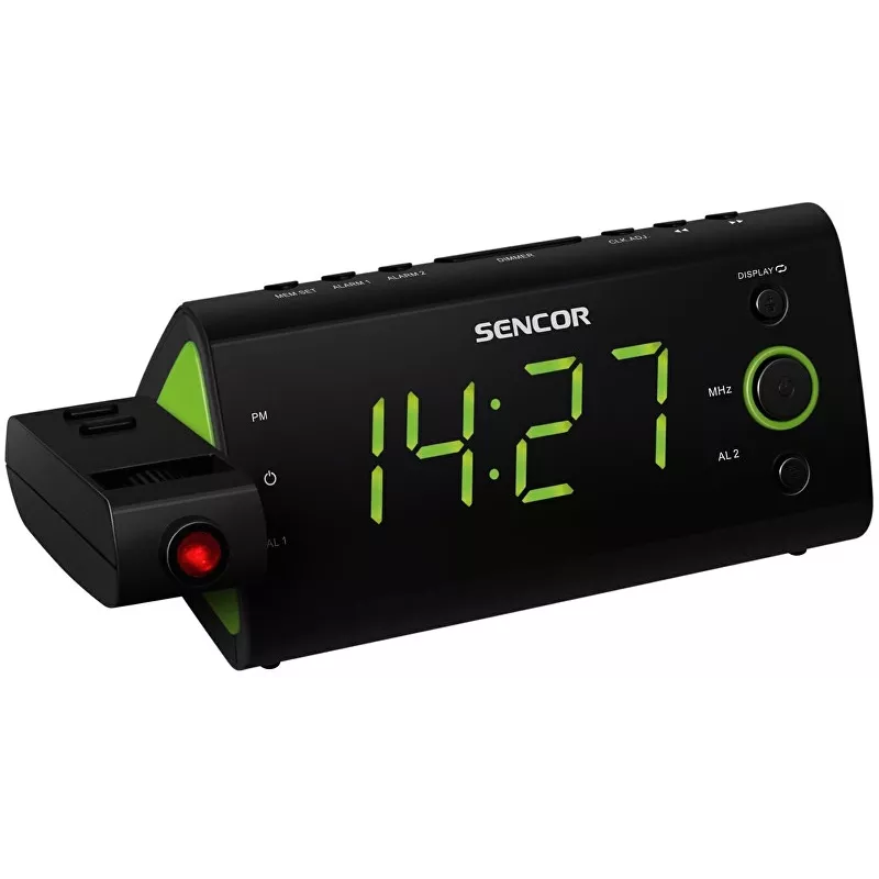 SRC 330GN Radioclock,time projector