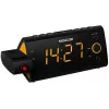 Clock Radio SENCOR SRC 330 OR — FM clock radio with 1.2 inch LED display, dual alarm, red 180° projection, indoor temperature, battery backup