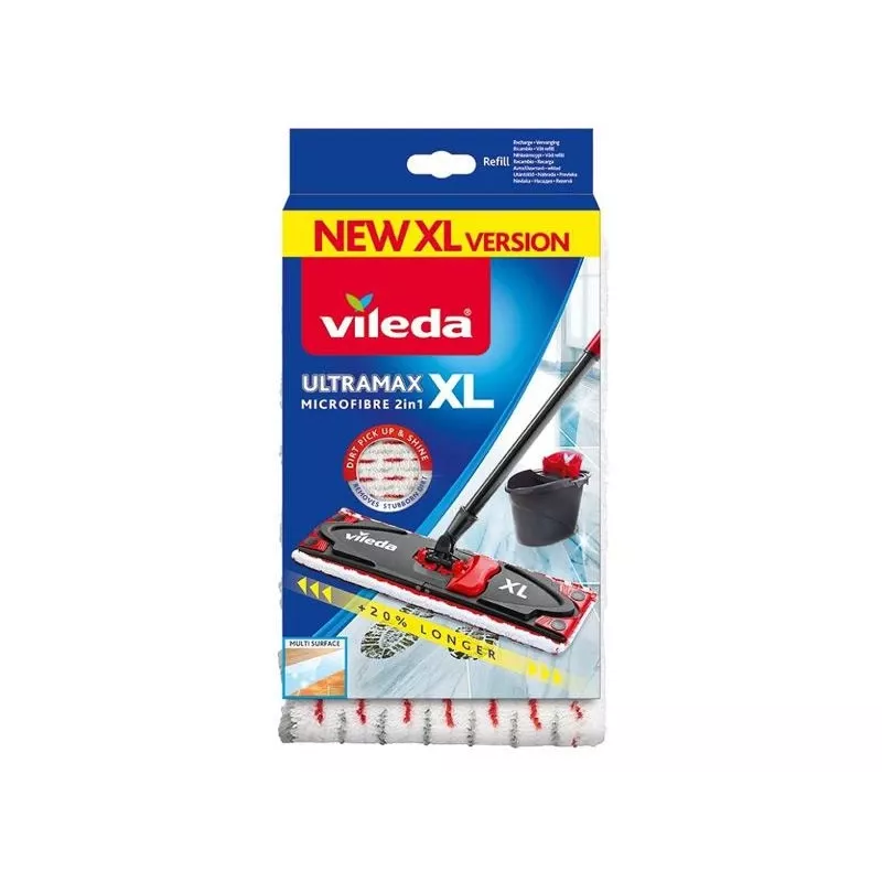 Mop pad Vileda UltraMax XL Red White