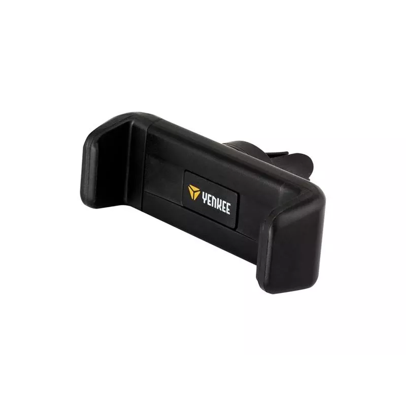 Car phone holder YENKEE YSM 201BK — air vent mount, adjustable angle, black, fits phones up to 6.5 inch, 50–85 mm