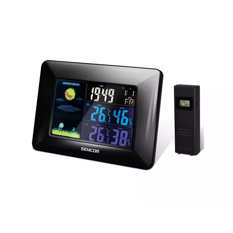 Sencor SWS 4250 Weather Station with Wireless Sensor, Colour LCD
