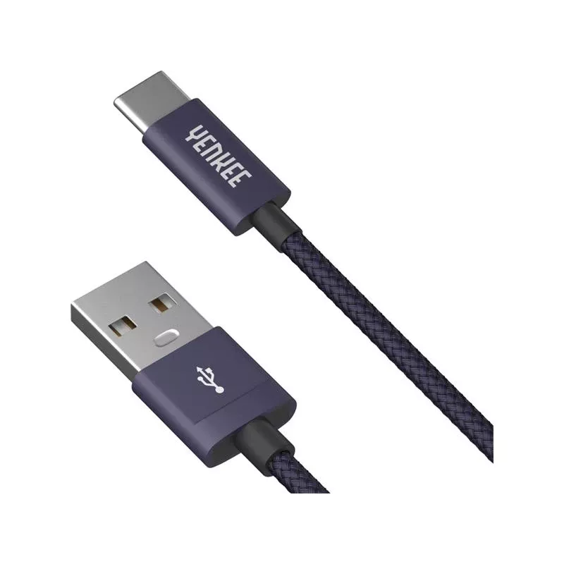 Cable YENKEE YCU 301 BE USB a 2.0/USB C 1m Fialov