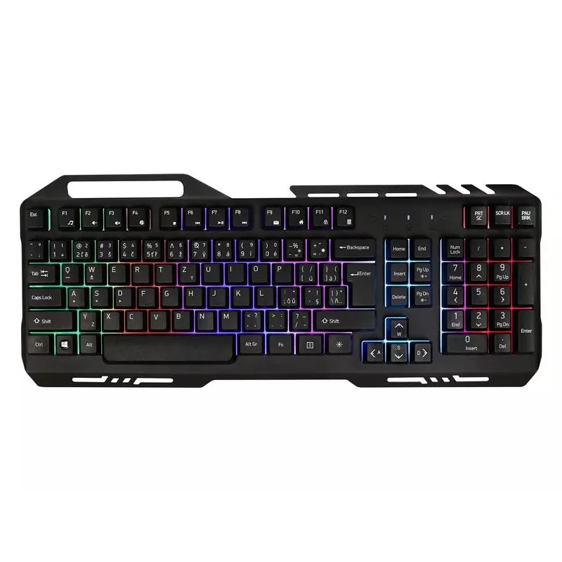 Keyboard YKB 3200 SHADOW metal, LED