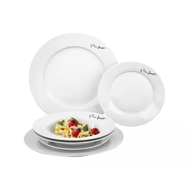 Tableware set Lamart LT9001 6 pcs Porcelain White 3 persons