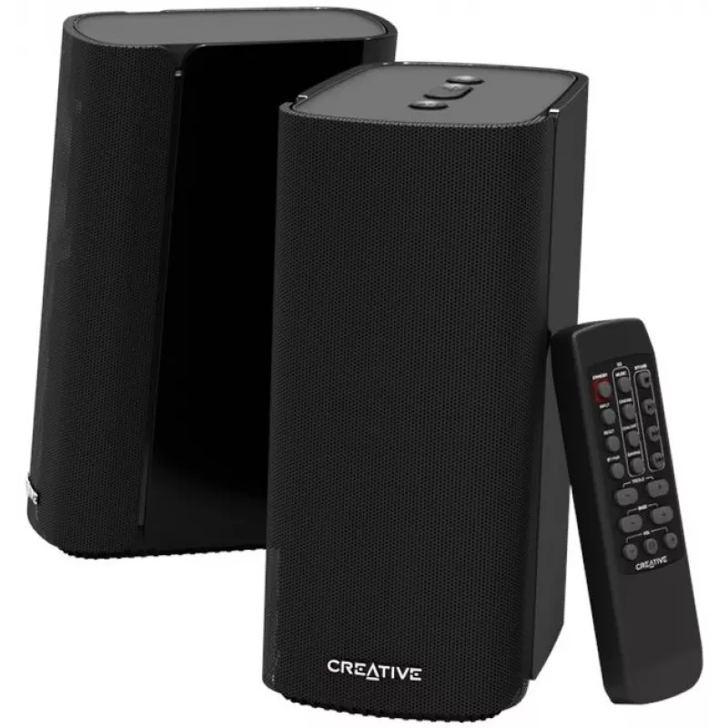 Creative Labs T100 Full range Black Wired & Wireless 20 W