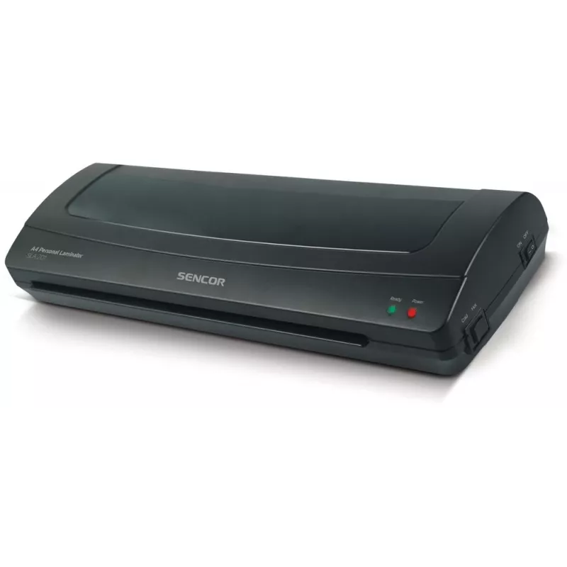 SENCOR SLA 201 A4 personal laminator, 2x75–2x125 µm pouches, hot/cold, twin-roller, 250 mm/min