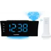 Blaupunkt CRP81USB Clock Radio with Projection and USB Charging, Black