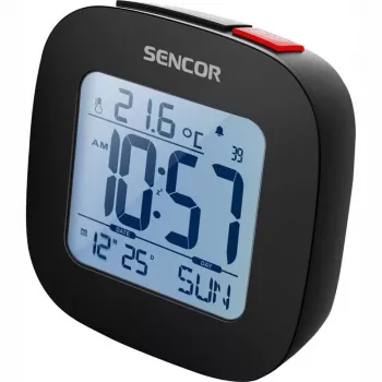 Sencor SDC 1200 B Zegar Z Budzikiem, Black