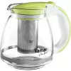 Infuser Glass Lamart LT7028 Green Transparent 13 cm Diameter 155 mm Height