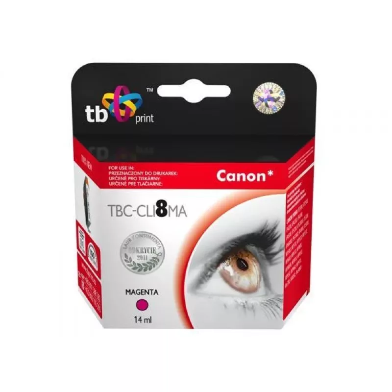 Ink TBC-CLI8MA (Canon CLI8MA) Magenta 100% new
