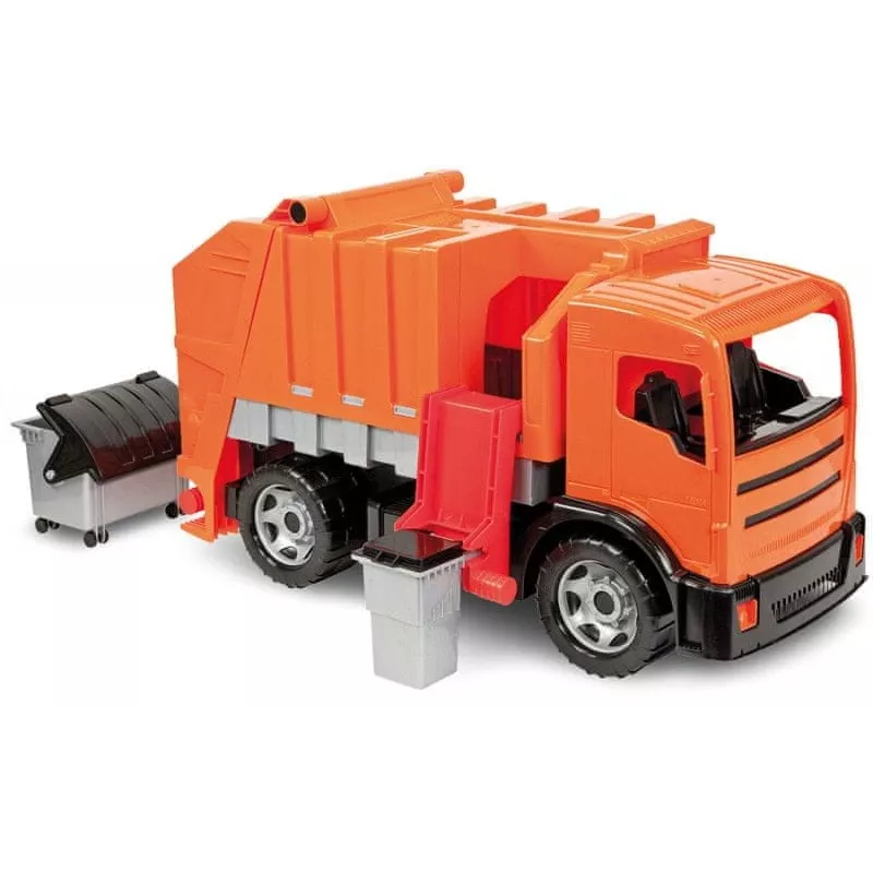 Toy garbage truck Lena 02166EC — single brown carton