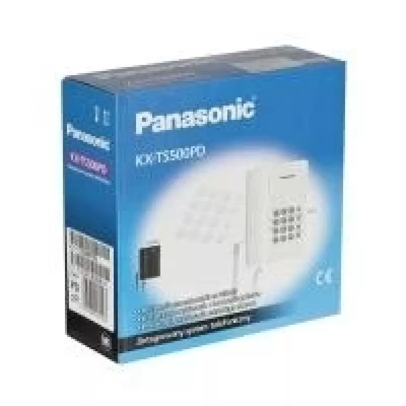 Corded Phone Panasonic KX-TS500 Black with Caller ID and Speakerphone