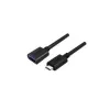 UNITEK Y-C476BK USB cable USB 3.2 Gen 1 (3.1 Gen 1) 0.2 m USB C USB A Black