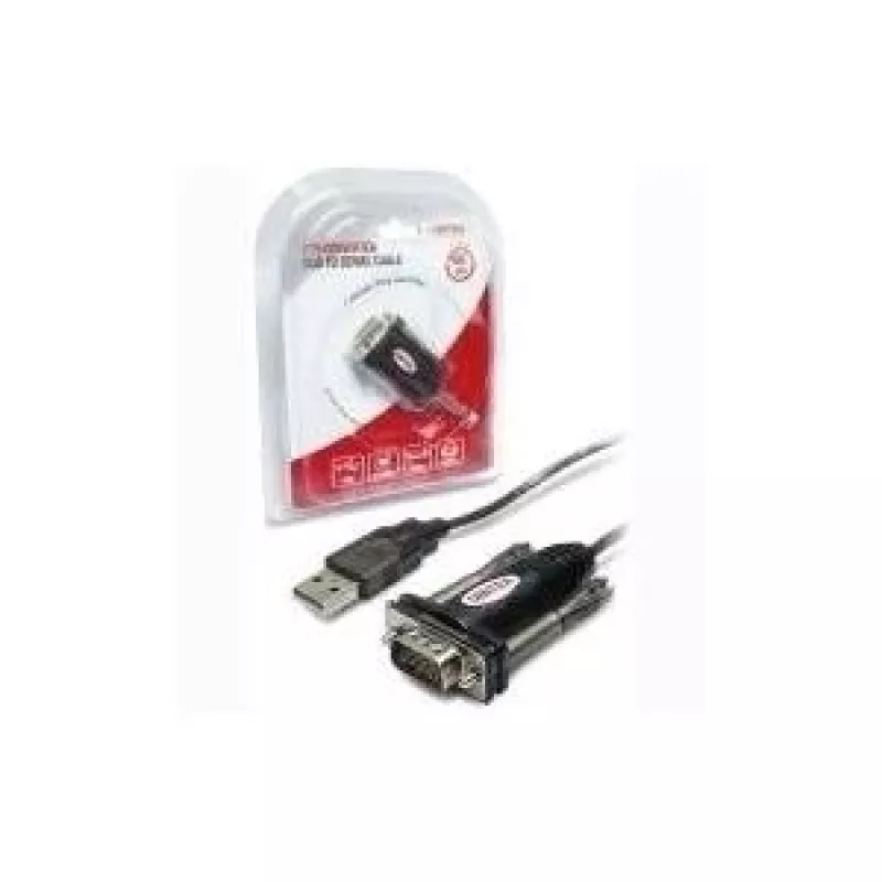UNITEK Y-105 serial cable Black 1.5 m USB Type-A DB-9