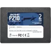 2.5 inch SATA III SSD PATRIOT P210 2 TB — 500 MB/s read, 400 MB/s write, 7 mm