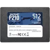 2.5 inch SATA III SSD PATRIOT P210 512 GB — 500 MB/s read, 400 MB/s write