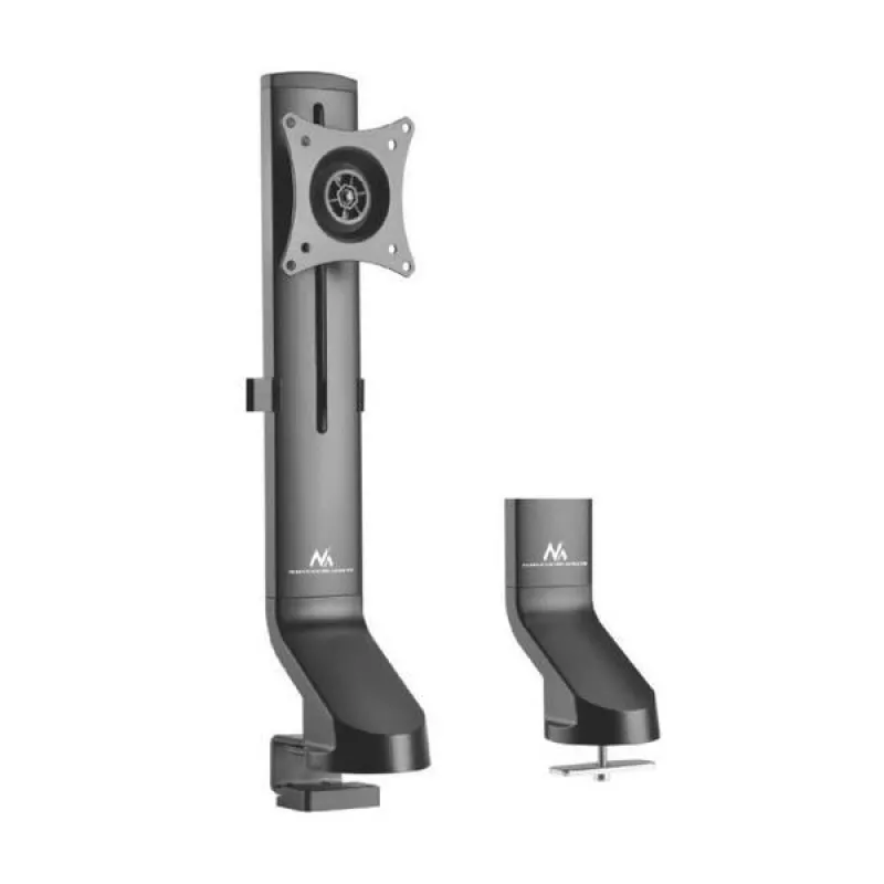 Maclean MC-853 for 1 Monitor Screen Mount Desk Mount with Computer Desk Bracket 17 to 32VESA 75x75 100x100 to 8kg (for 1 Screen)
