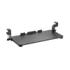 Maclean MC-839 Keyboard Sliding Platform | Under Desk Drawer for Keyboard and Mouse | Clamp on Keyboard Tray | Ergonomic Workstation Solution | P