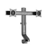 Monitor holder MACLEAN MC-854 for two monitors 17–27 inch VESA 75x75 / 100x100, dual-arm desk mount