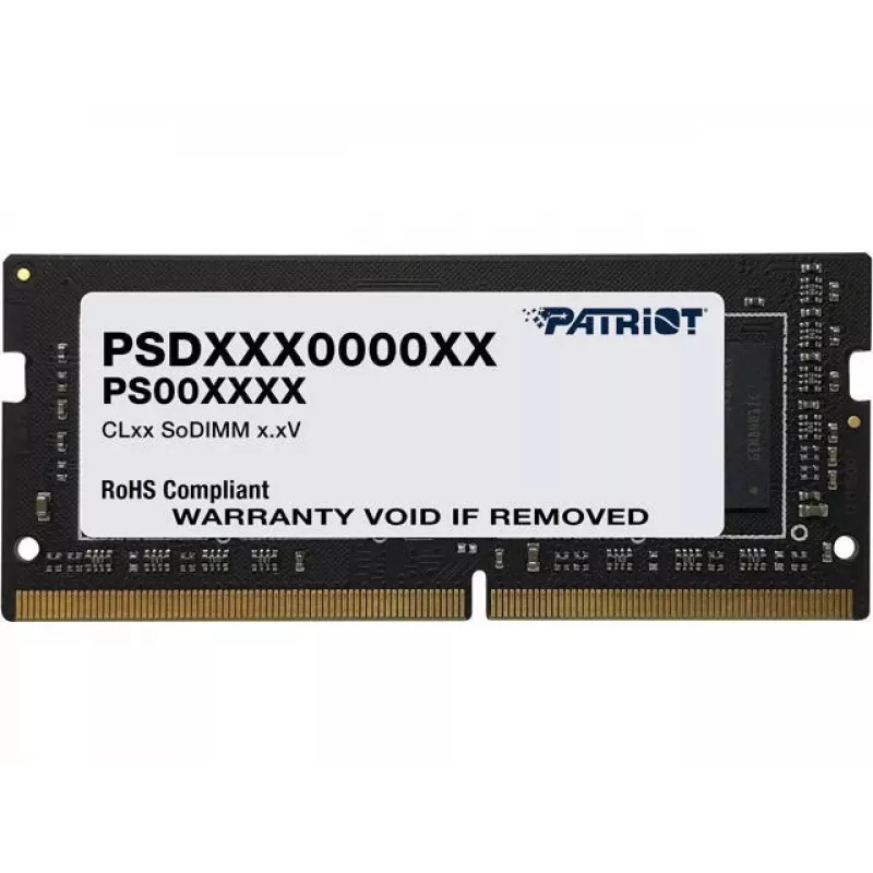Patriot PSD48G320081S Signature-Line SO-DIMM, 8GB, 3200MHz, DDR4, CL22, 1.2V