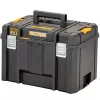 Tool storage case DeWalt DWST83346-1, aluminium, waterproof, 23 L, 332×301×440 mm, black