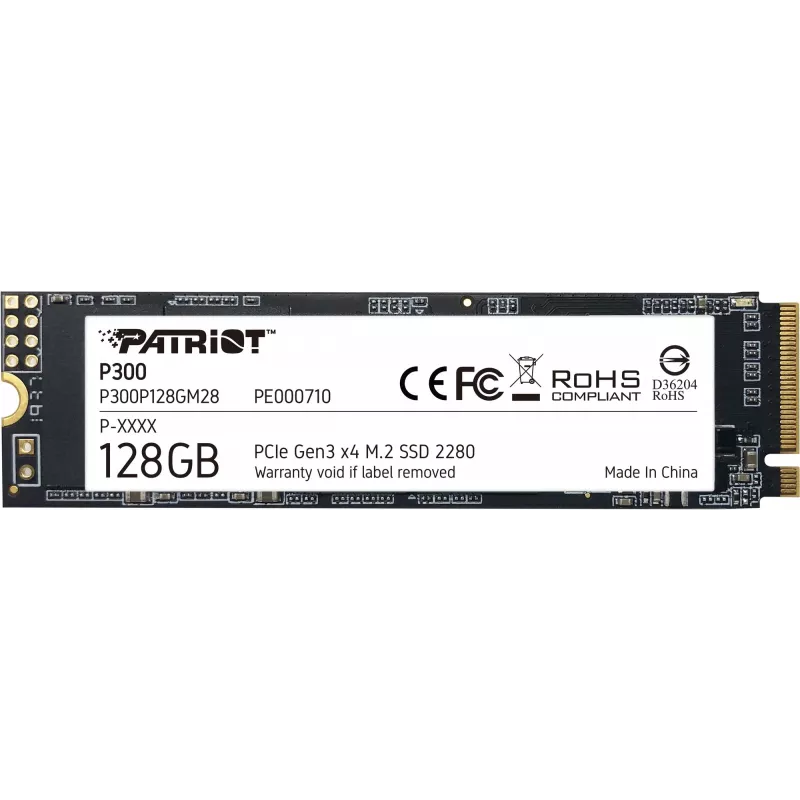 Patriot Memory P300P128GM28 Internal Solid State Drive M.2 128 GB PCI Express NVMe