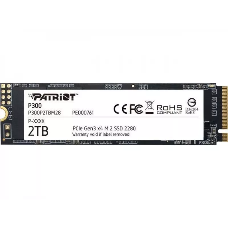 SSD disk Patriot Memory 2 TB M.2 PCI Express 3.0 NVMe P300