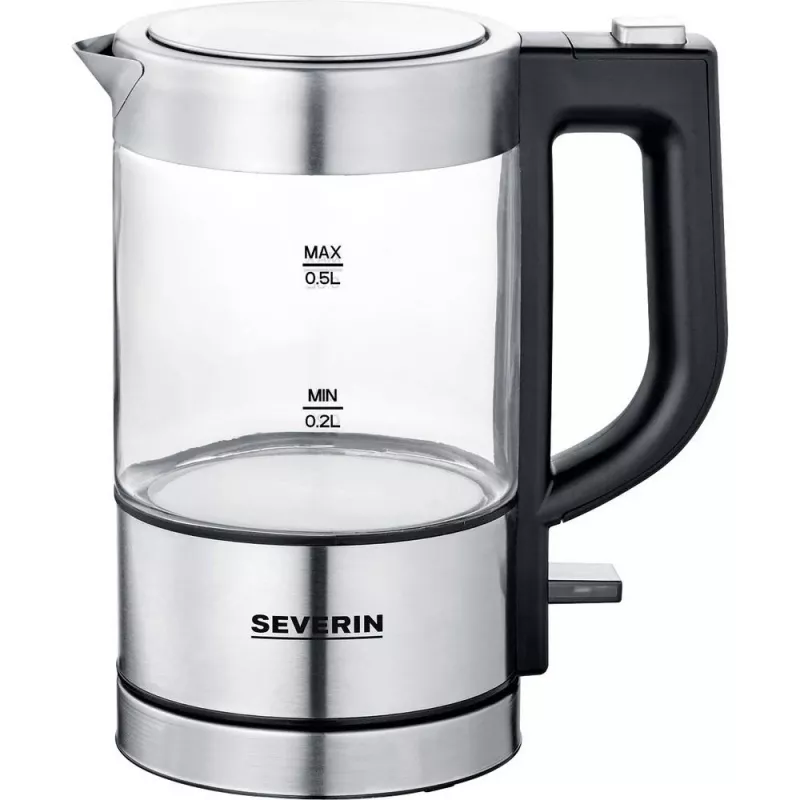 Severin WK 3472 Electric Kettle 0.5 L Silver 1100 W (WK3472)