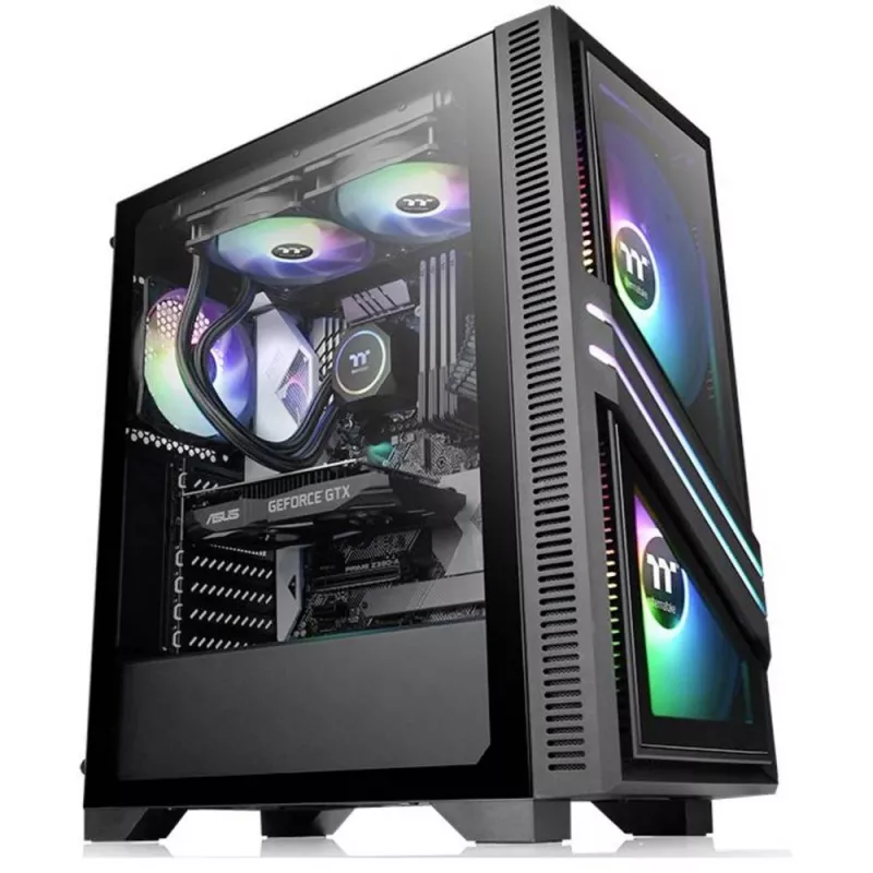 PC case Thermaltake Versa T35 TG RGB Midi Tower Black