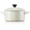 Le Creuset 71901107160100 Mini Dutch Oven, 0.25 L, White