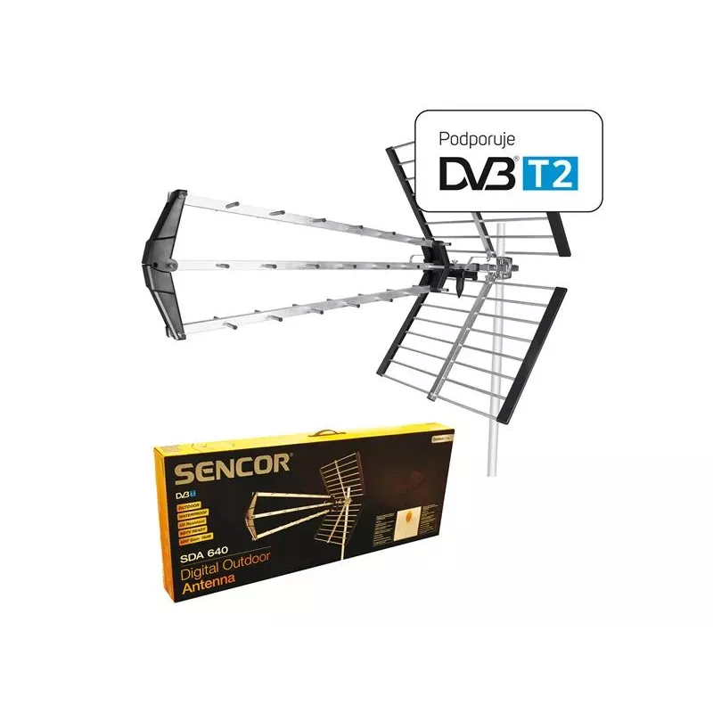 Antenna SDA 640 DVB-T 16db, 75Ohm, 120km