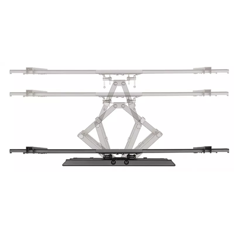 LogiLink BP0114 TV wall mount, full-motion (tilt/swivel), 37-80 inch (94-203 cm), VESA up to 600x400, Black