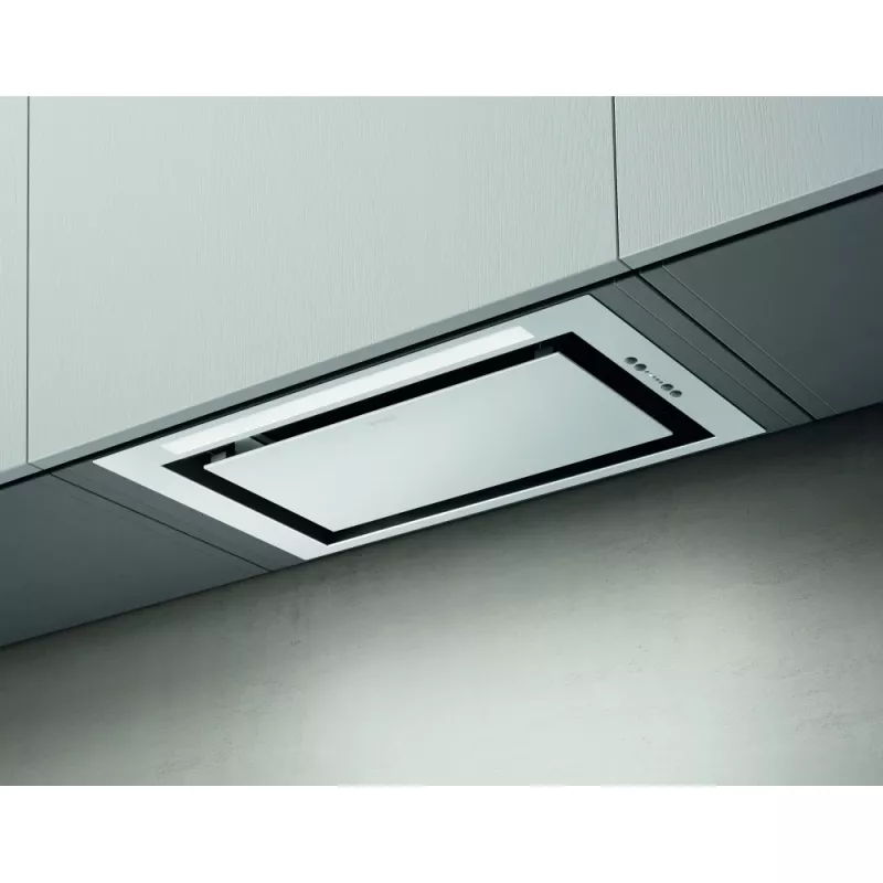 Elica LANE-60-WH 52 cm White Lane Canopy Hood with 3 Speed Controls + 1 Booster Power Level and LED L