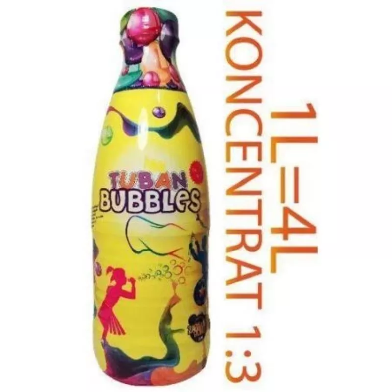 Bubble solution TUBAN Concentrate Big Bubbles liquid 1 l, transparent