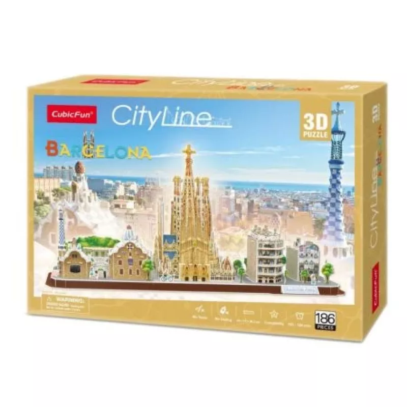 3D Puzzle - Barcelona - Difficulty: 4/8
