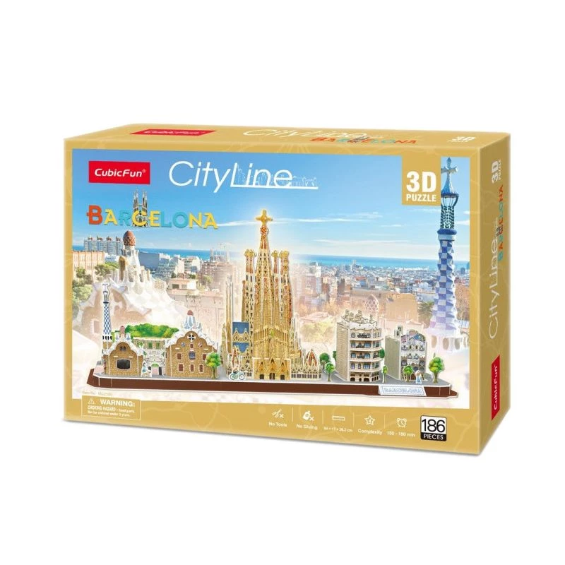 3D Puzzle - Barcelona - Difficulty: 4/8