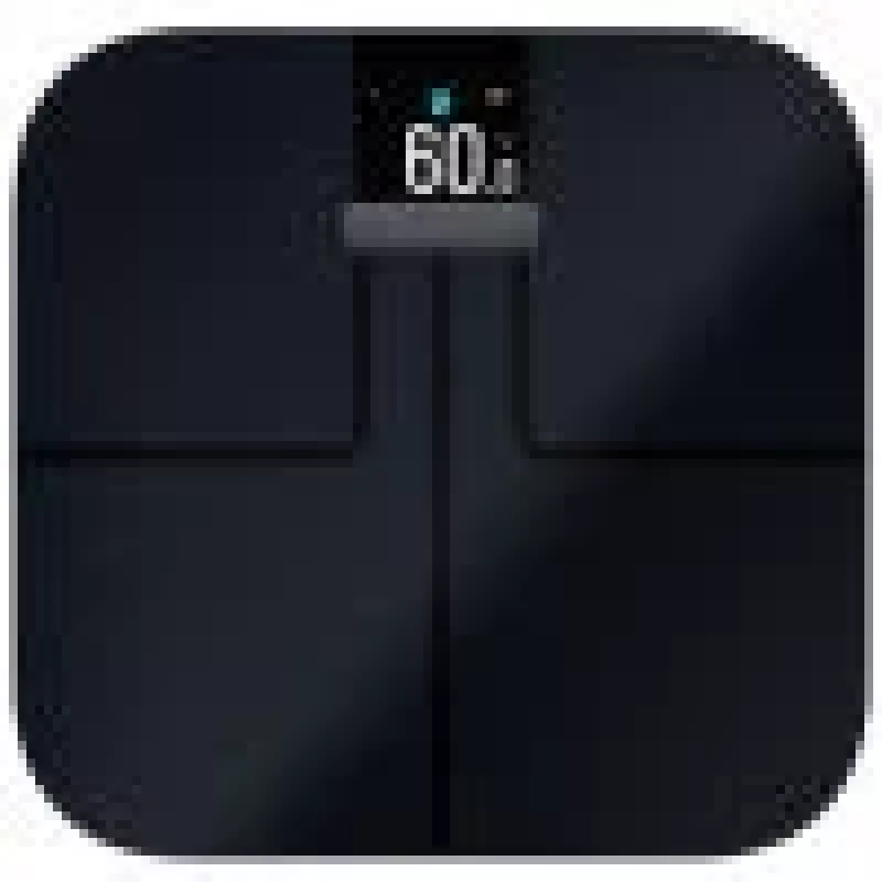Electronic personal scale GARMIN Index S2 — black, max 181.4 kg, Wi‑Fi/Bluetooth, body composition
