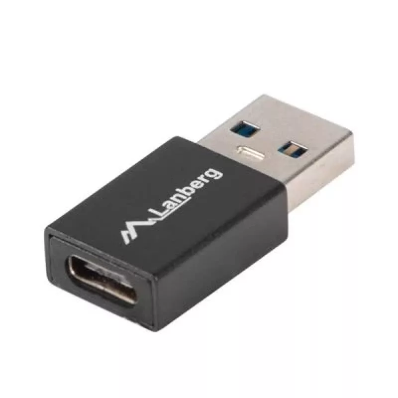 Lanberg AD-UC-UA-01 Cable Interface/Gender Adapter USB 3.0 Type A USB 3.0 Type C Black (AD-UC-UA-01)