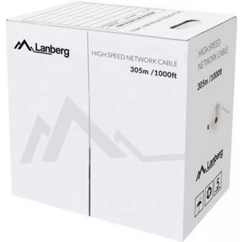Networking cable Lanberg LCU5-12CU-0305-B U/UTP Cat5e 305 m Blue