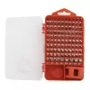 Manual screwdriver set GEMBIRD TK-SD-07 — 90-piece combination screwdrivers and bits, magnetic tips, red carrying case