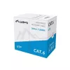 LANBERG networking cable LCU6-10CC-0305-S U/UTP Cat6 305 m, 23 AWG, CCA, grey