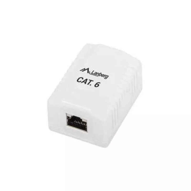 Outlet Box RJ-45 White Lanberg OS6-0001-W